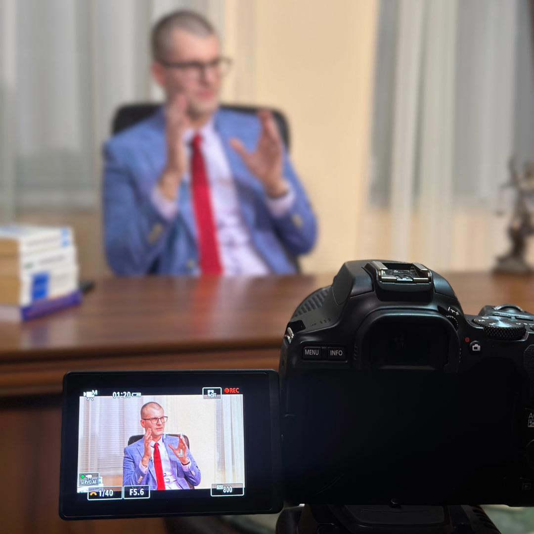 Attorney Georgi Petkov at his office